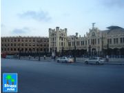 Plaza de toros y estación